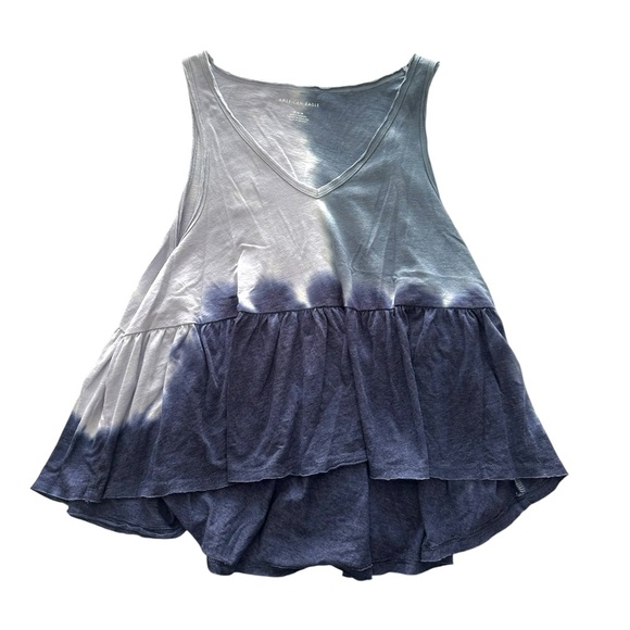 American Eagle Outfitters Navy Tie-Dye Tank Top - Picture 4 of 6